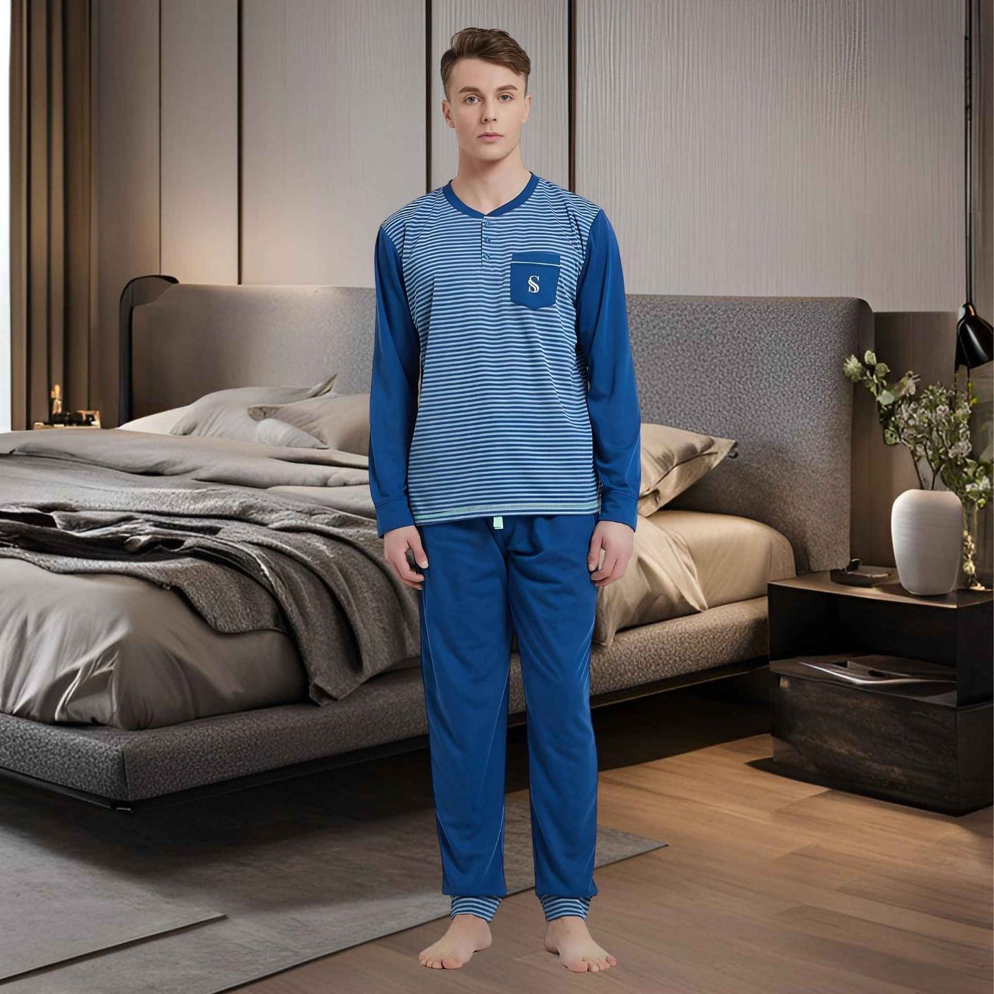 Men's Brushed Pyjama Sets – Ultimate Comfort for Cozy Nights