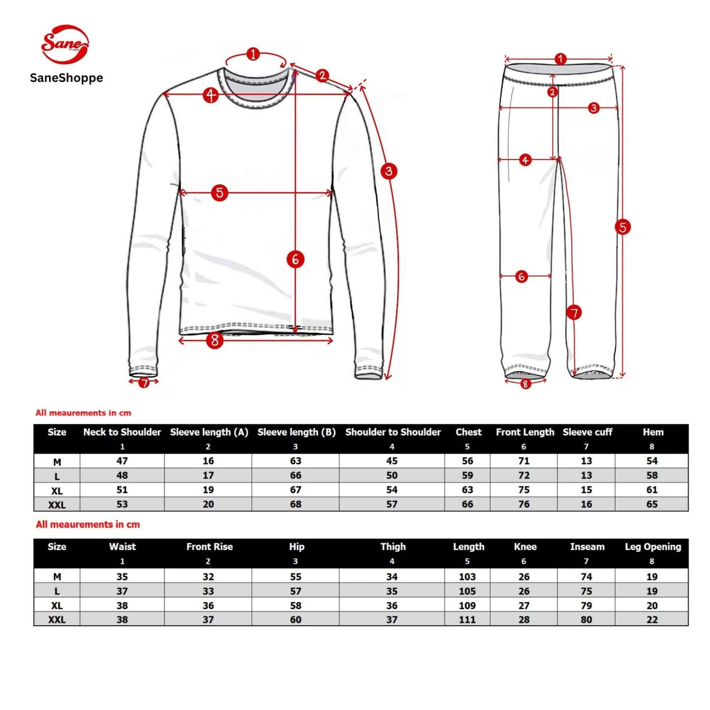 Men's Fleece Pyjama Set - Black Long Sleeve Loungewear