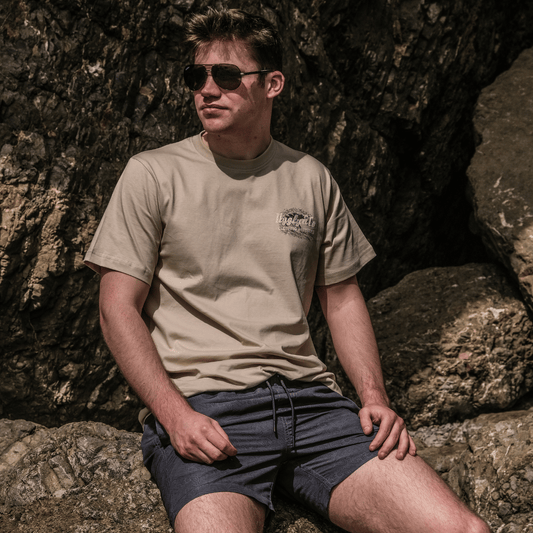 Beige Surf Diamond Tee