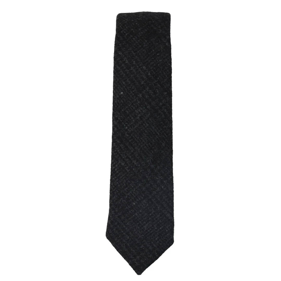 Men's Tweed Herringbone Tie & Pocket Square Set
