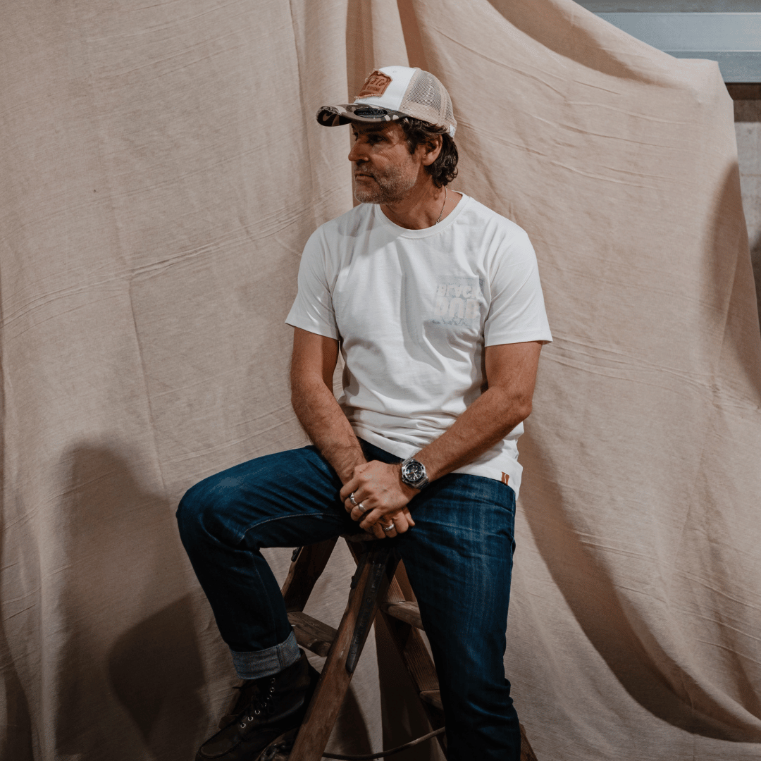 White Square Tee