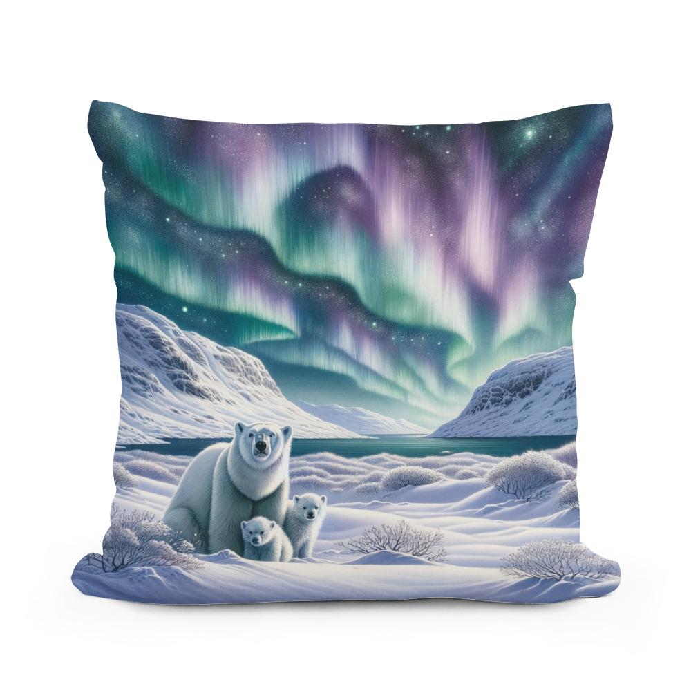 Arctic Whisper Cotton Cushion