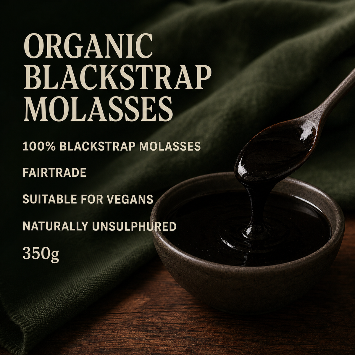 Meridian Organic Blackstrap Molasses