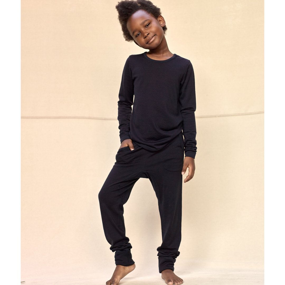 Merino Long Sleeve, Midnight
