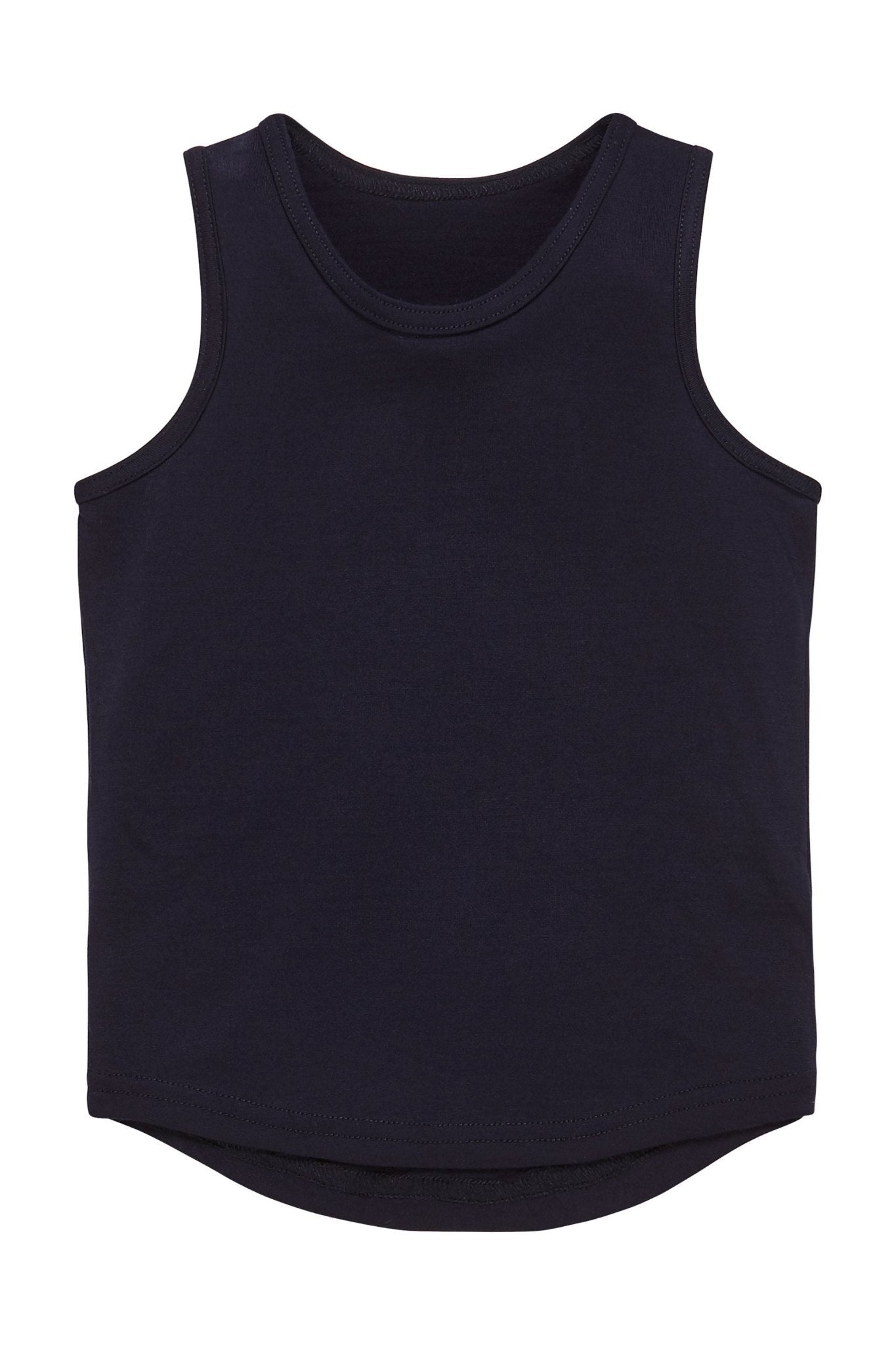 Merino Tank, Midnight Blue