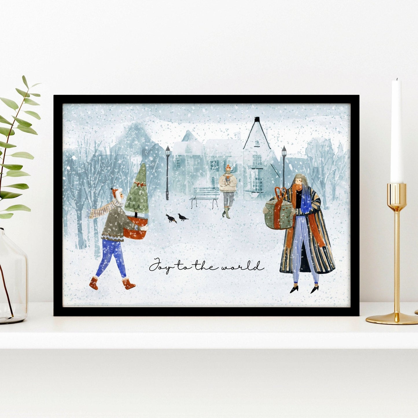 Christmas trees for the wall | wall art print