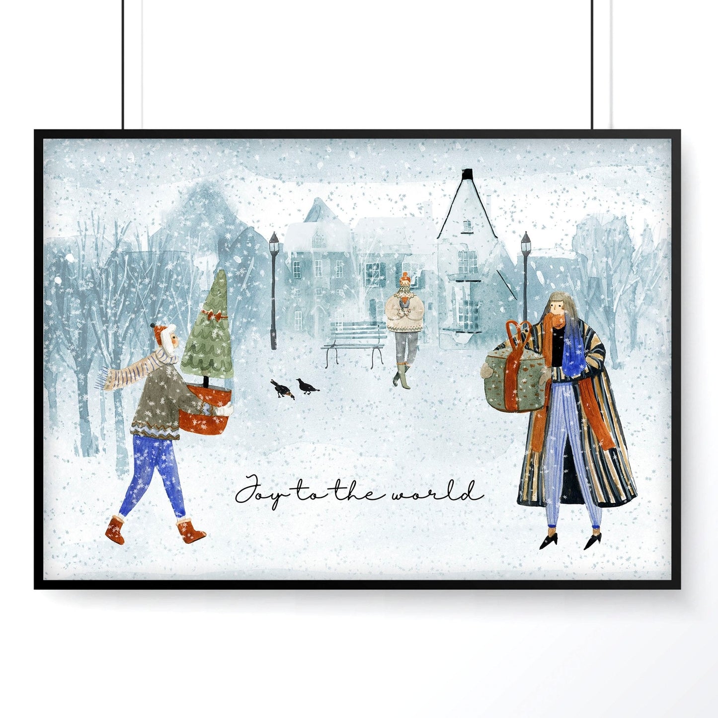 Christmas trees for the wall | wall art print