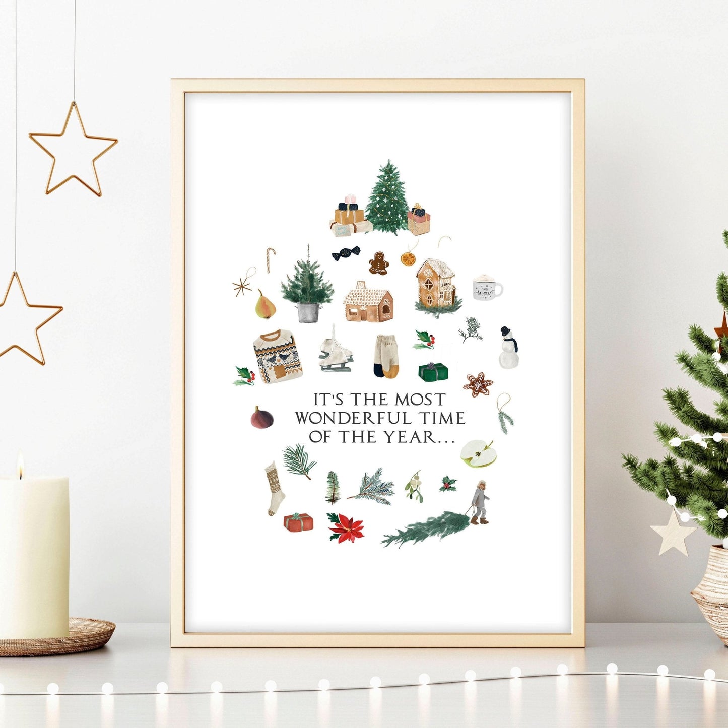 Sentimental xmas gifts | Wall art print
