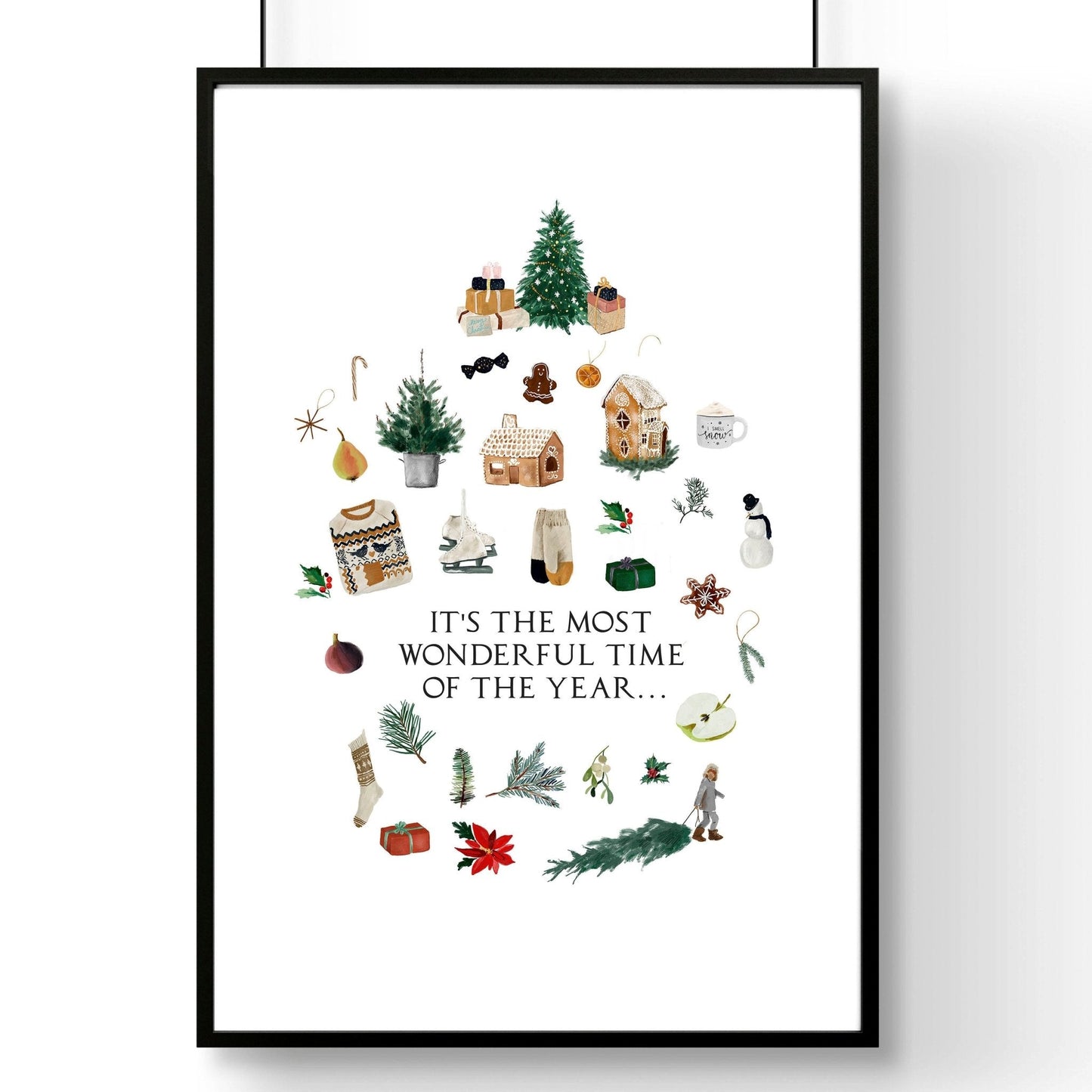 Sentimental xmas gifts | Wall art print
