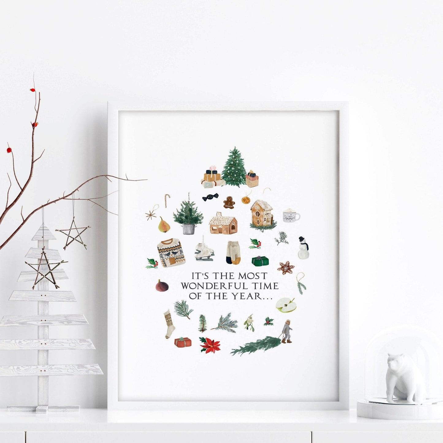 Sentimental xmas gifts | Wall art print
