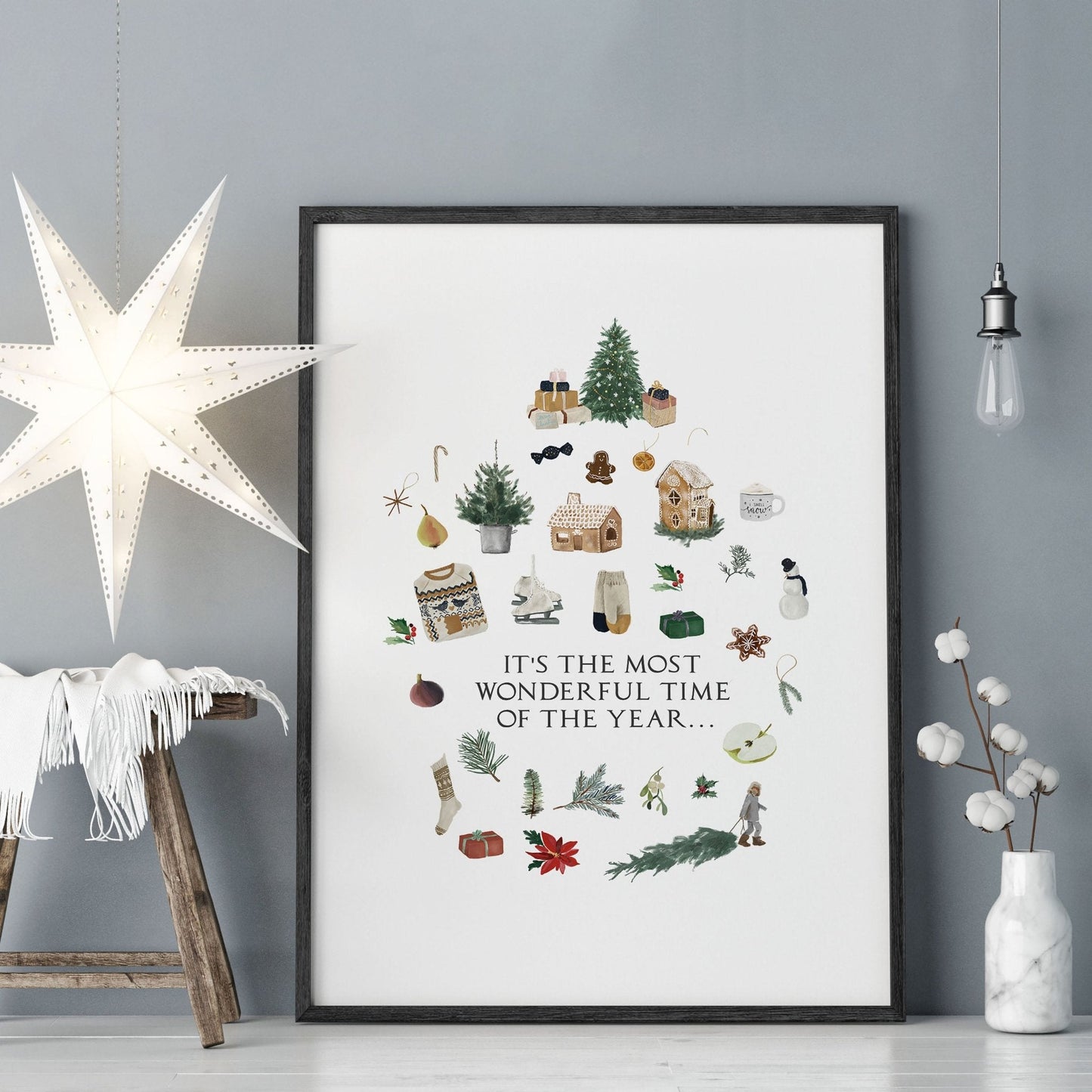Sentimental xmas gifts | Wall art print