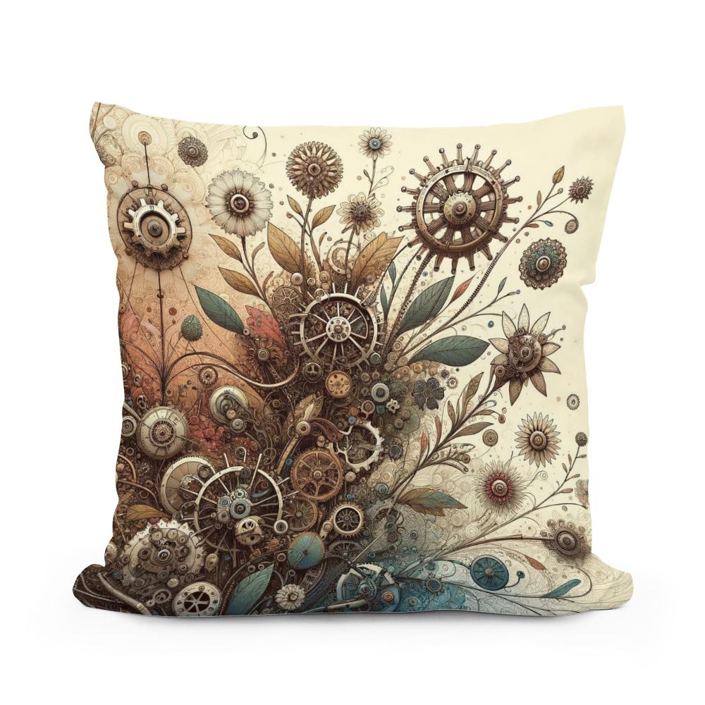 Boundless Mechanica Bloom Cotton Cushion