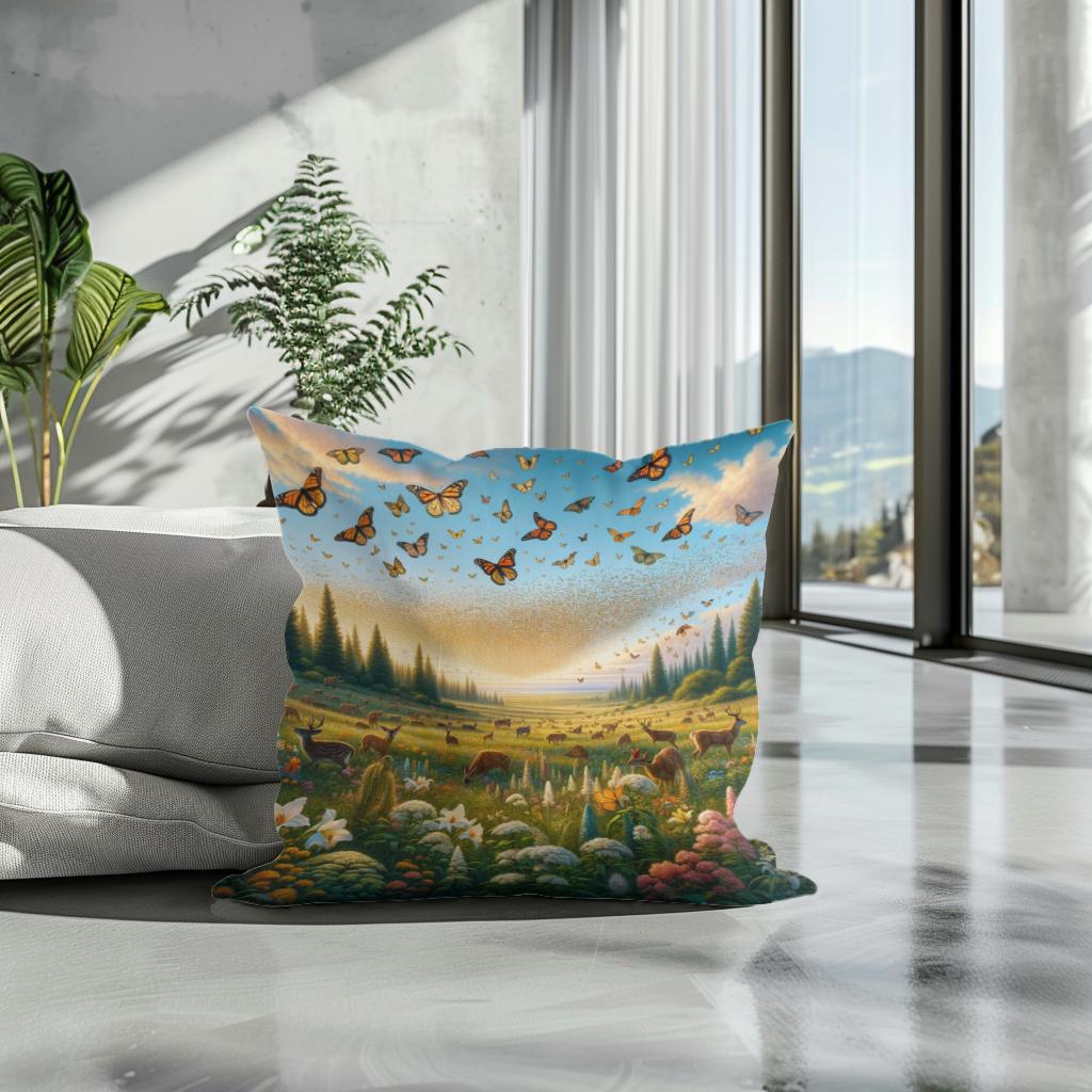 Eternal Bloom Cotton Cushion