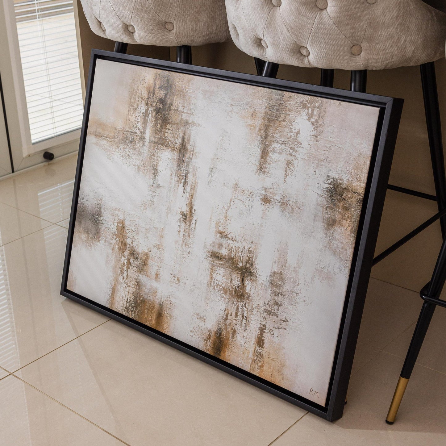 Mila Landscape Framed Printed Canvas