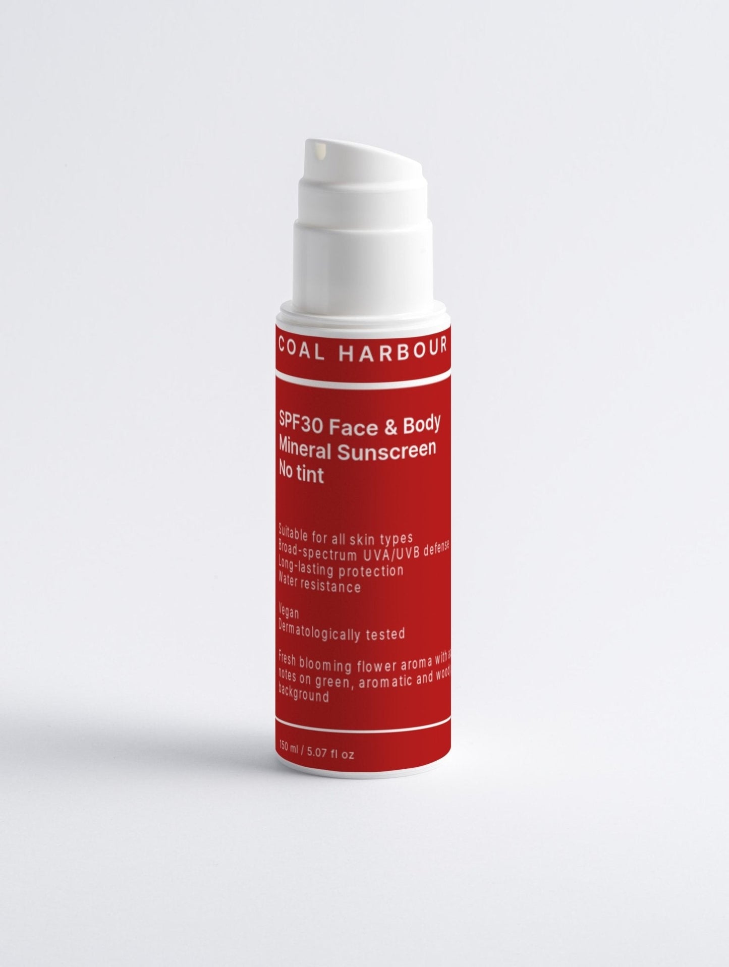 Mineral Sunscreen SPF30 for Face & Body without tint 150ml