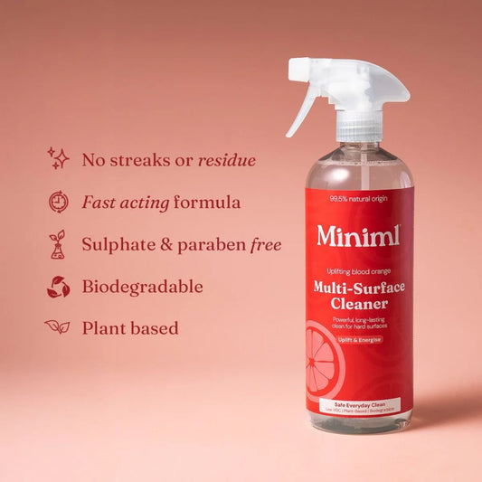 Miniml Blood Orange Multi-Surface Cleaner 1L Refill | Fast and Effective Cleaning