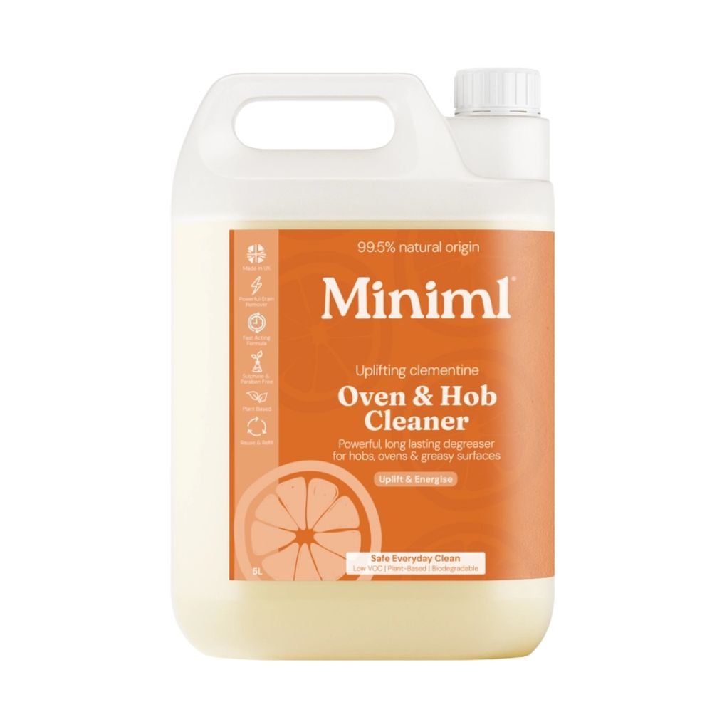 Miniml Clementine Oven & Hob Cleaner 5L Refill | Powerful Grease Remover