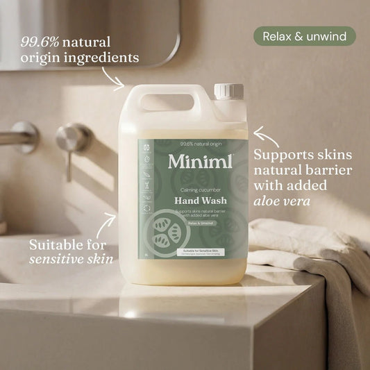 Calming Cucumber Hand Soap – 5L Refill Gel Cleanser