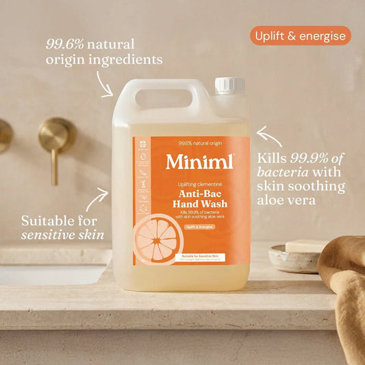 Uplifting Clementine Anti-Bac Hand Soap – 5L Refill Gel Cleanser