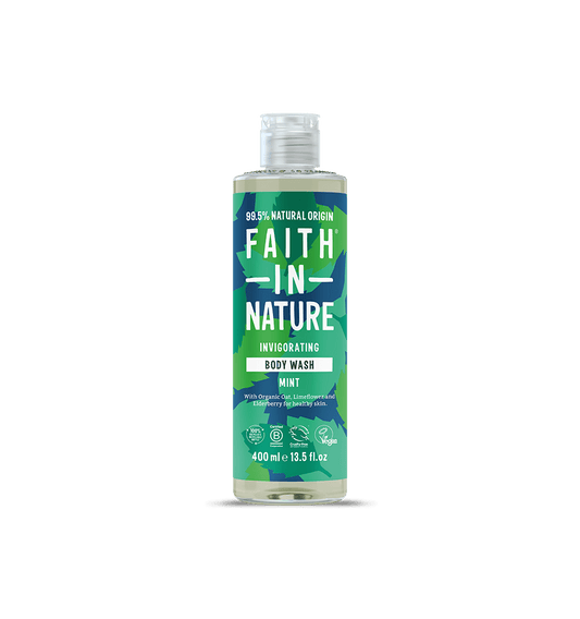 Mint Body Wash 400ml – 99.5% Natural Origin with Peppermint Oil