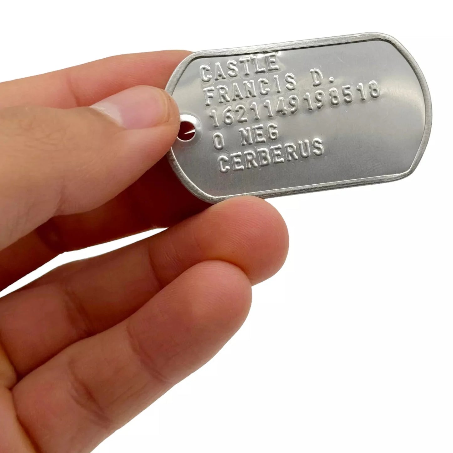 MISPRINTED Dog Tag. Single US SPEC DOG TAG ONLY UK SELLER