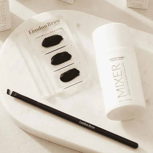 Mixer for TINTED Liquid Brow Stain Developer