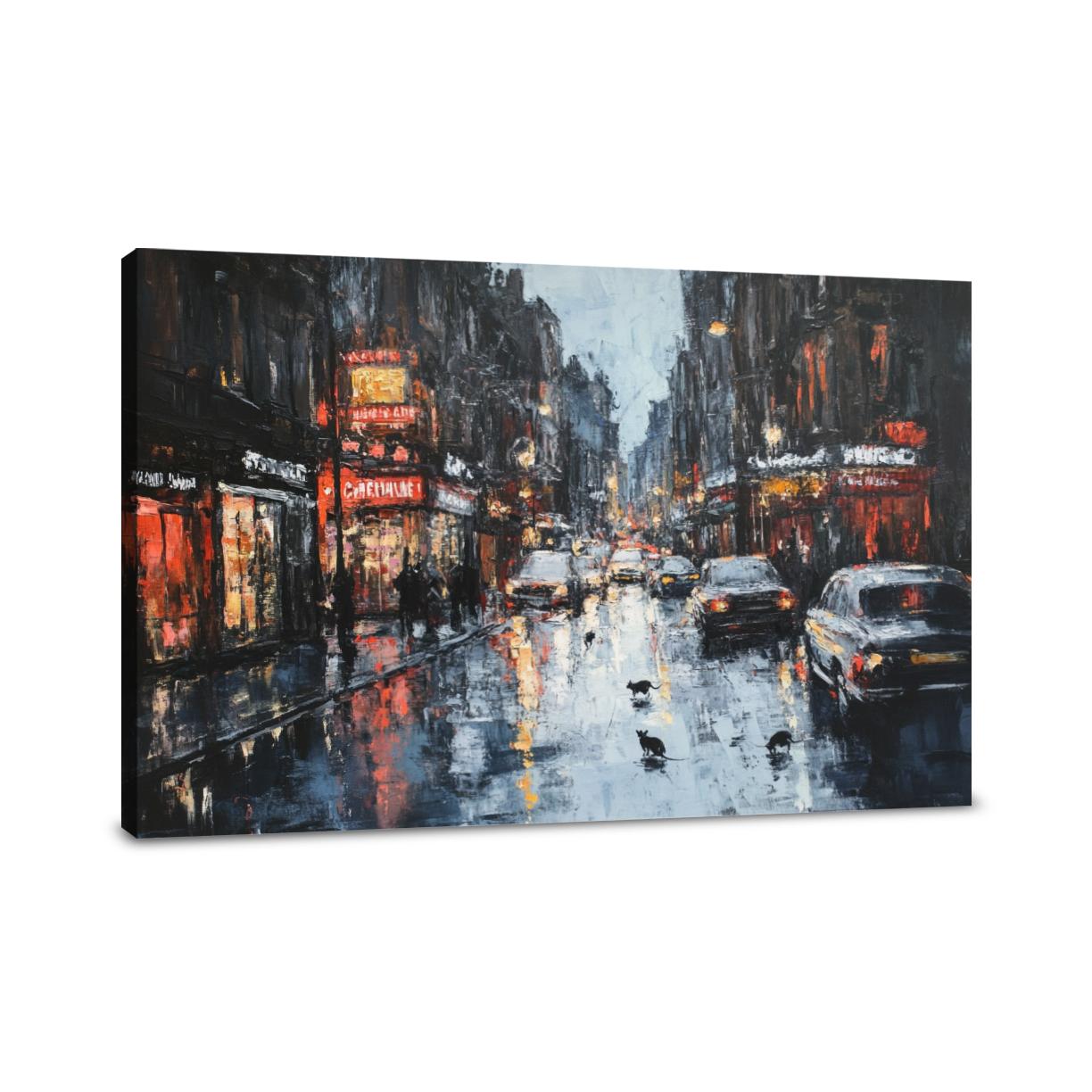 Urban Rat Race Canvas