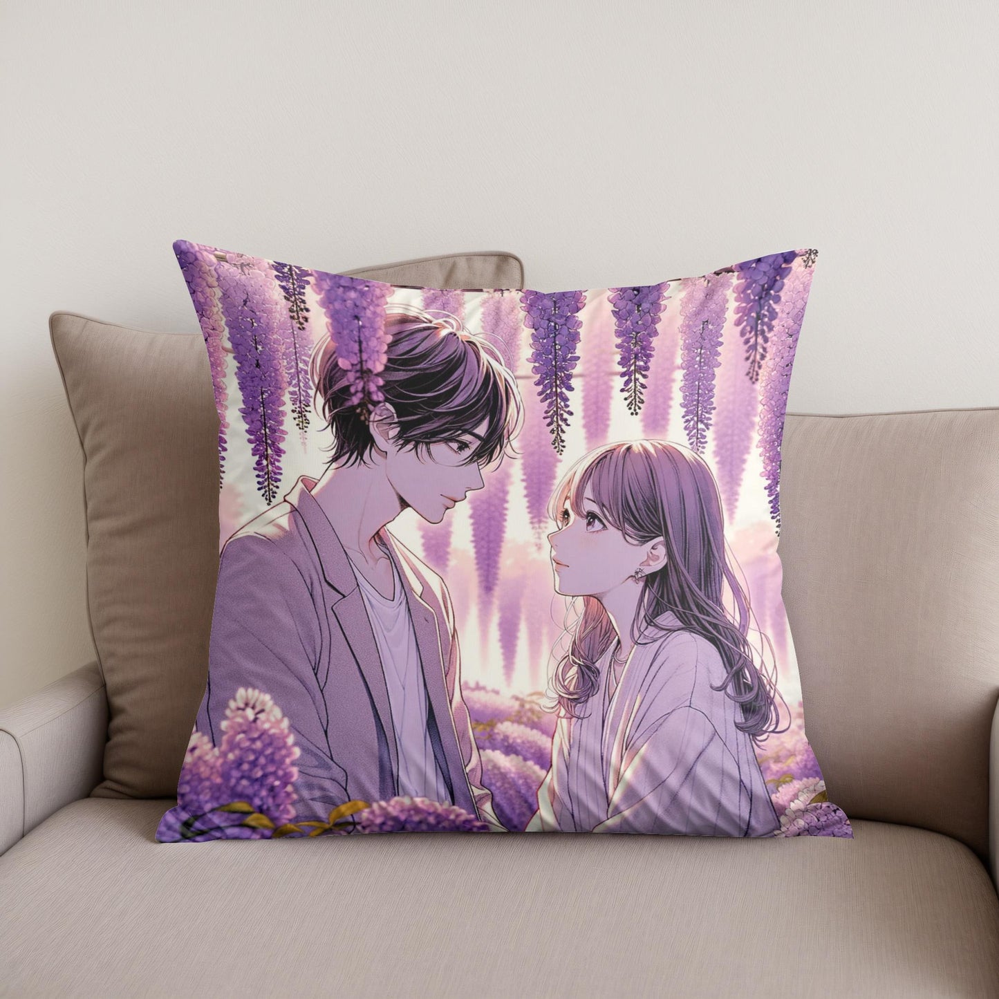 Wisteria Lane Romance Cotton Cushion