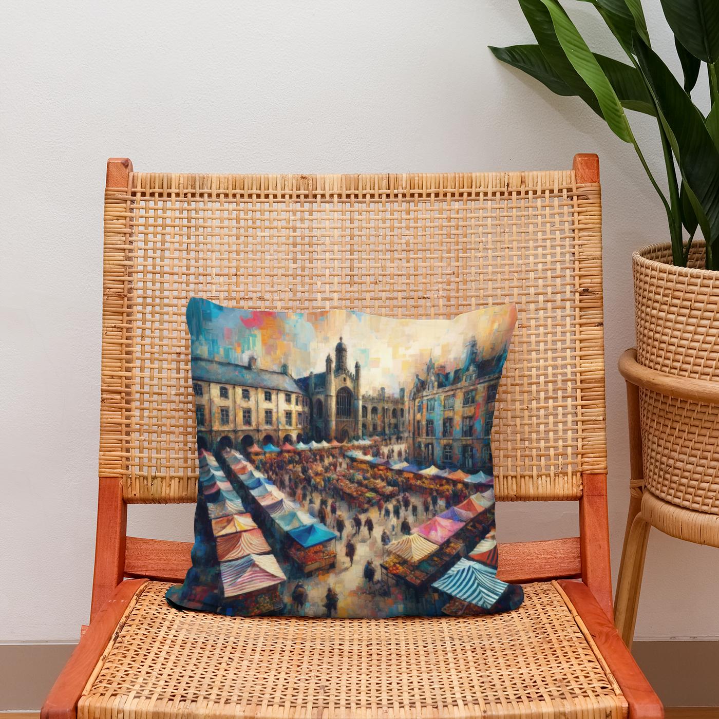 Cambridge Market Energy Cotton Cushion