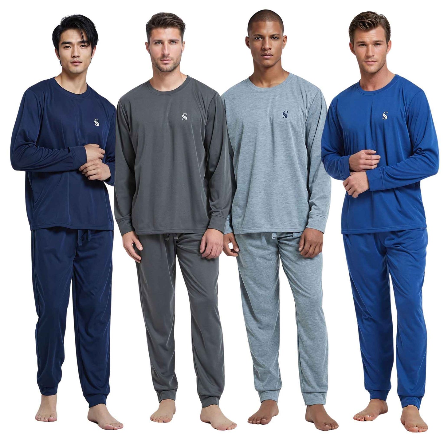 High-Quality Men's Pyjama Set in Soft Brushed Fabric