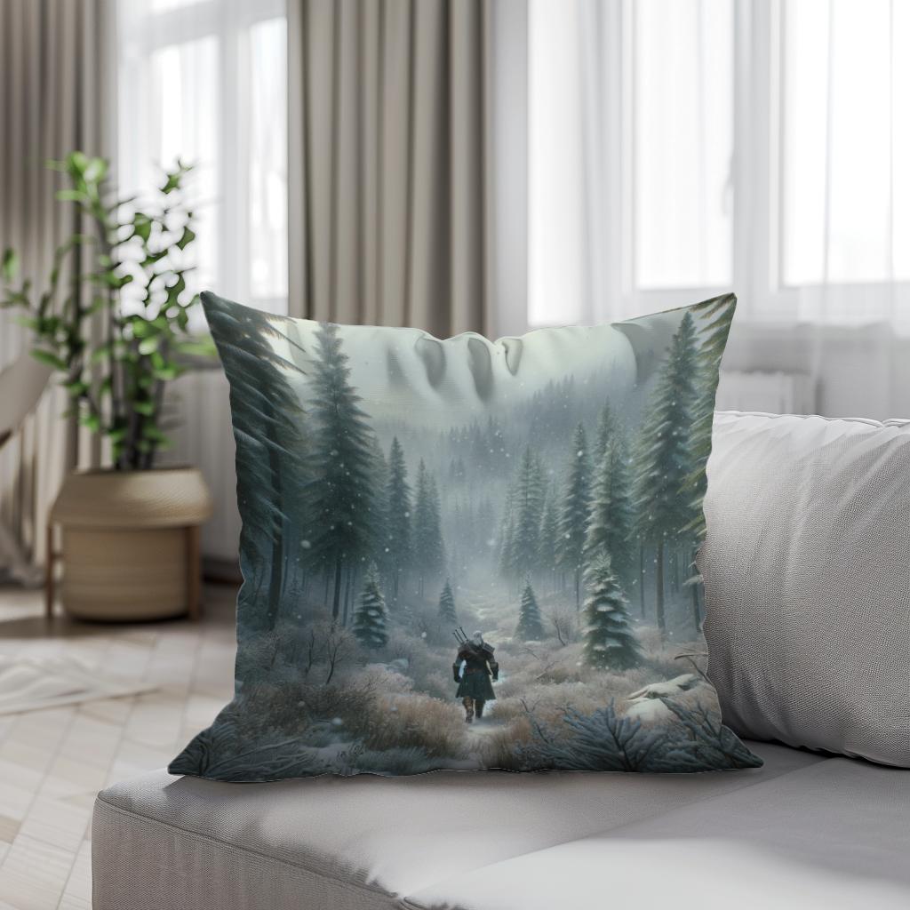 Mystical Meadow Cotton Cushion