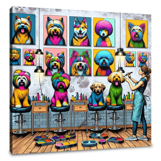 Pop Art Paws Canvas