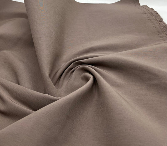 Mocha Bengaline Stretch Fabric