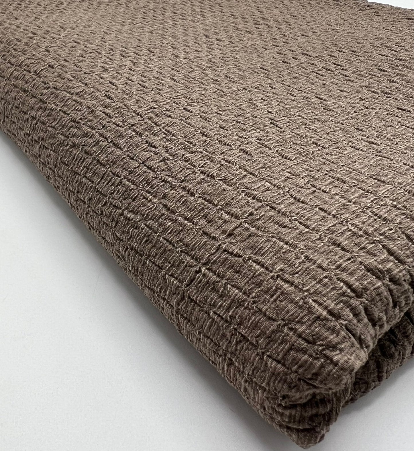 Mocha Nacho Soft Textured Stretch Fabric