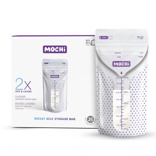 MOCHi Breast Milk Storage Bags - Double Layered, BPA Free
