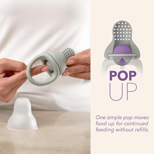 MOCHi Pop-Up Food Feeder – Silicone Weaning Feeder for Babies