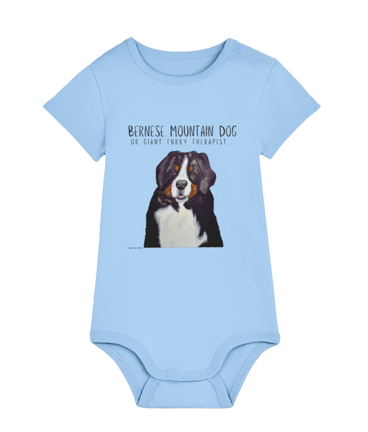 Bernese Mountain Dog Baby Bodysuit – Cuteness Overload Alert!