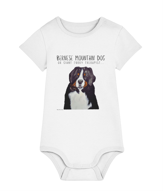 Bernese Mountain Dog Baby Bodysuit – Cuteness Overload Alert!