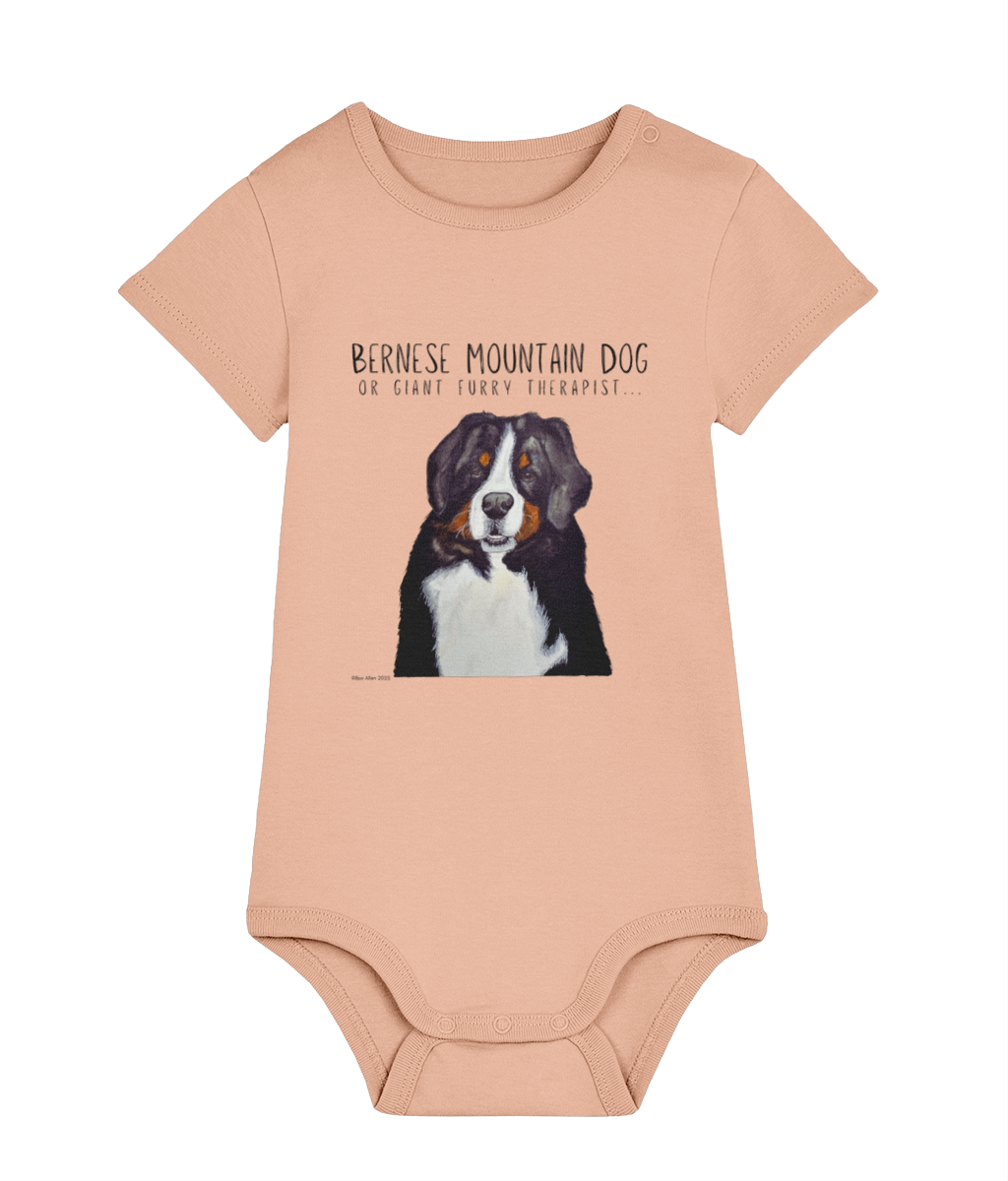 Bernese Mountain Dog Baby Bodysuit – Cuteness Overload Alert!