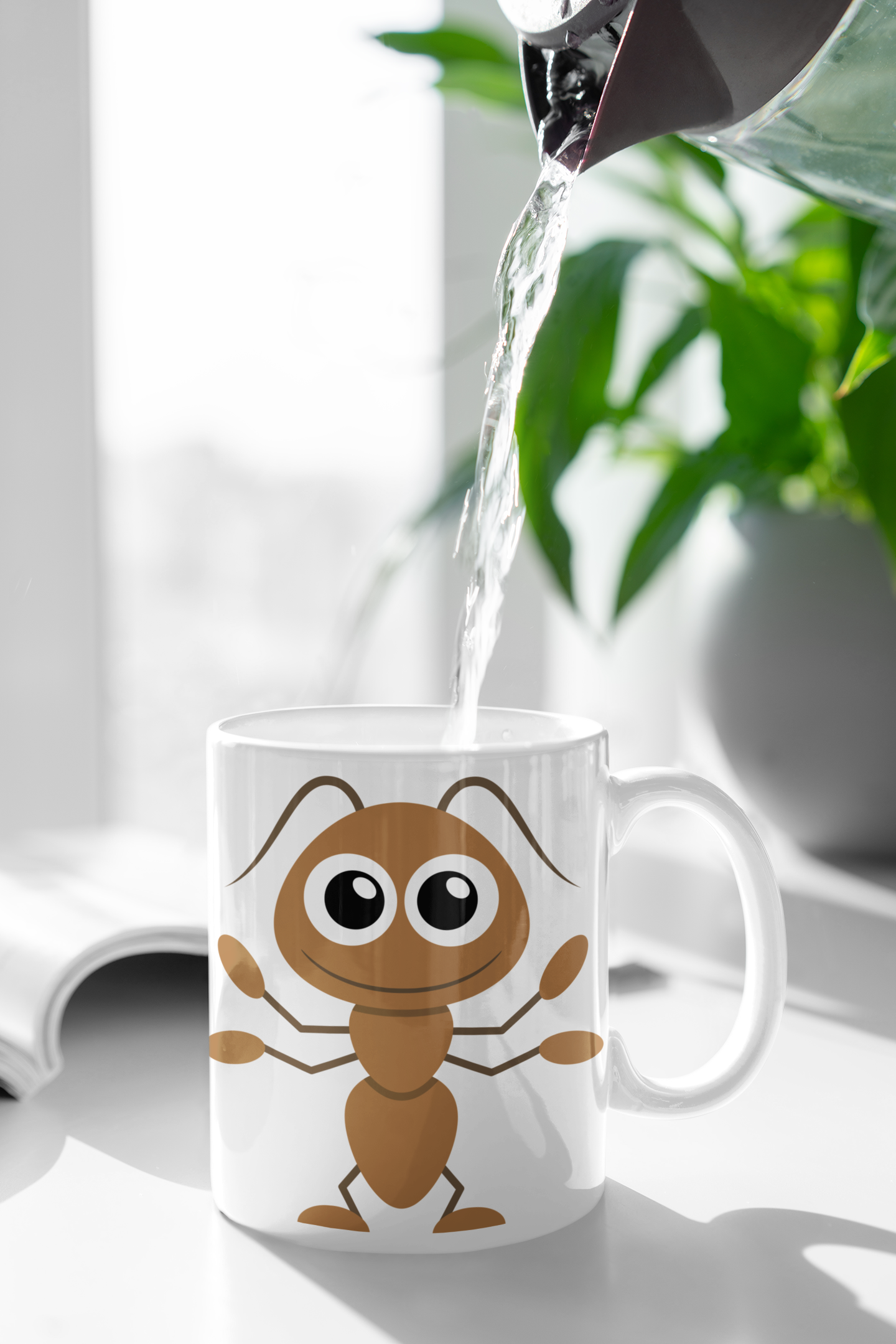 Adorable Caterpillar Insect Personalised Your Name Gift Mug