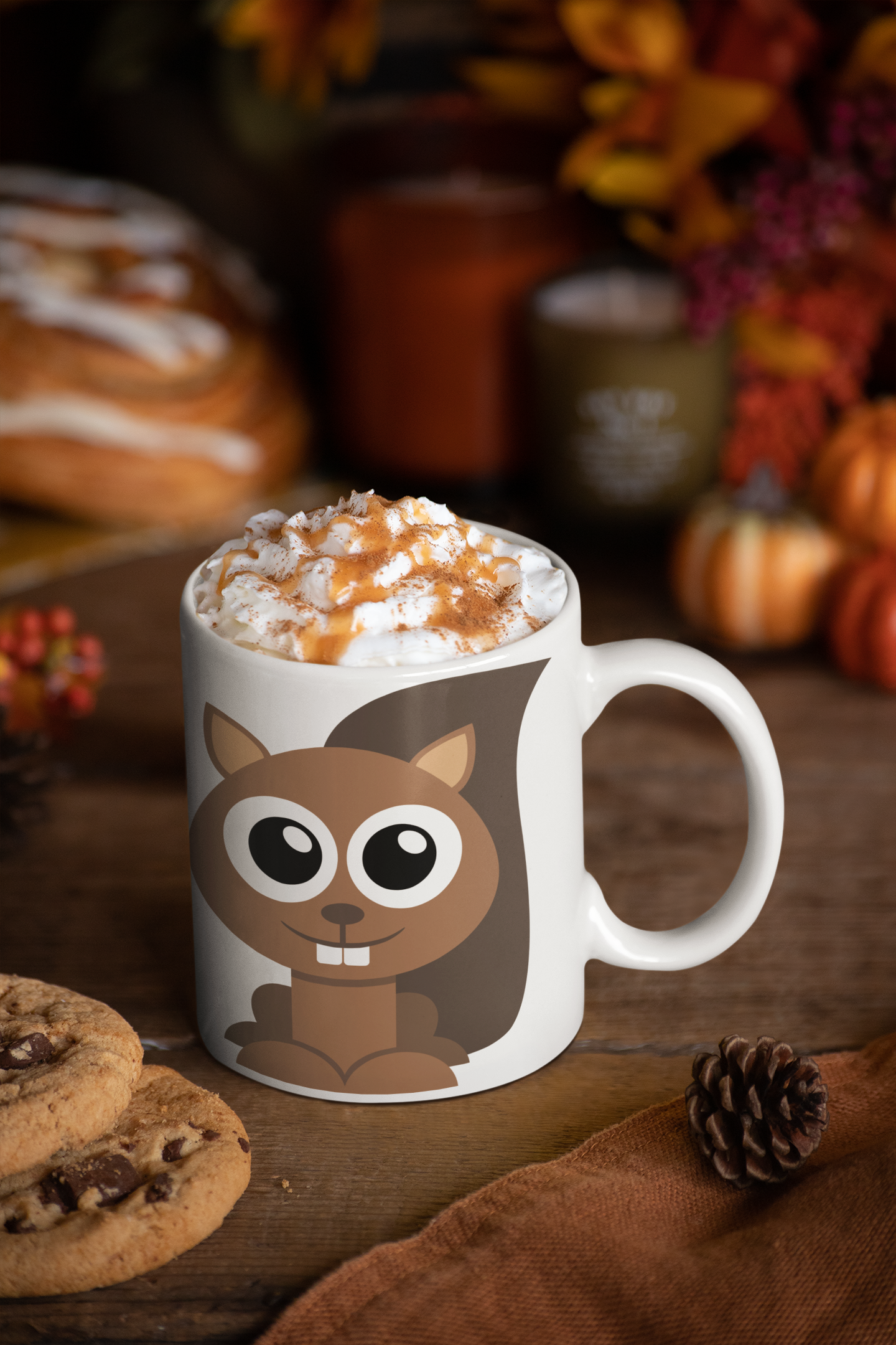 Adorable Cat Personalised Your Name Gift Mug