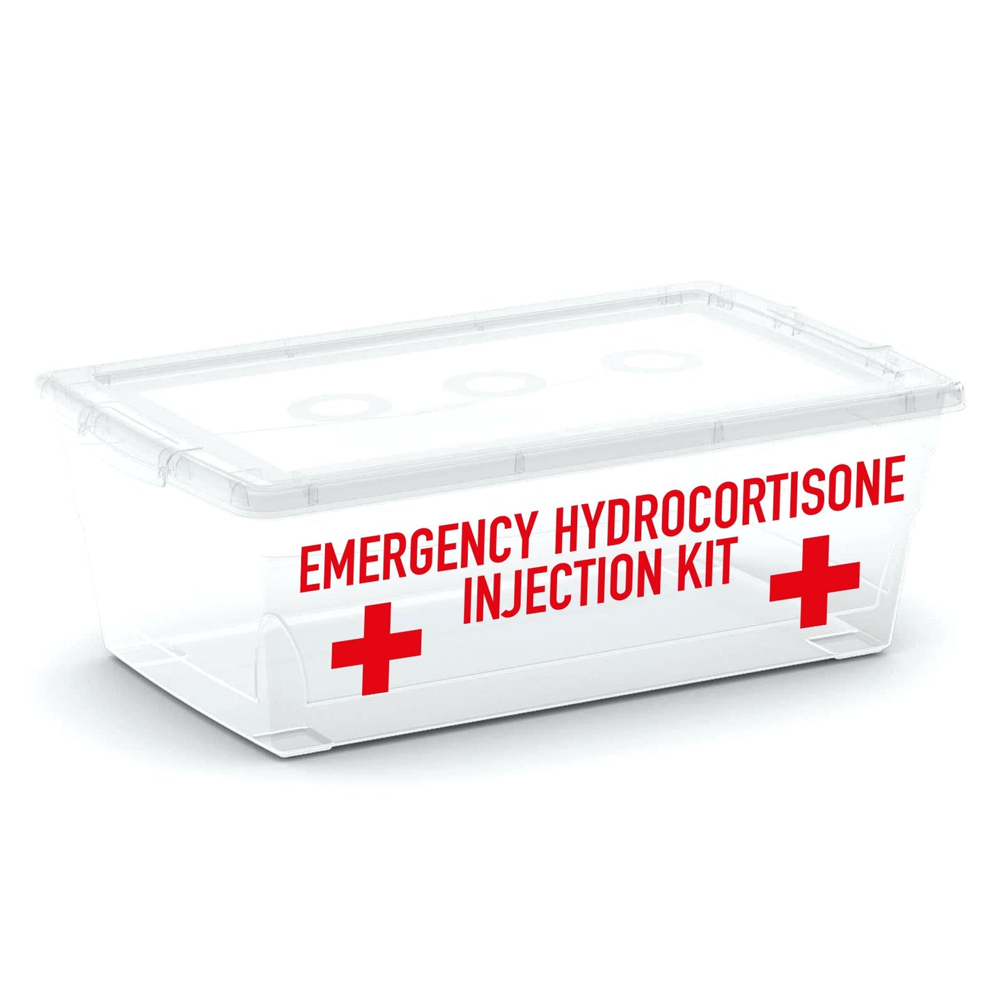 Emergency Hydrocortisone Injection Kit Sticker