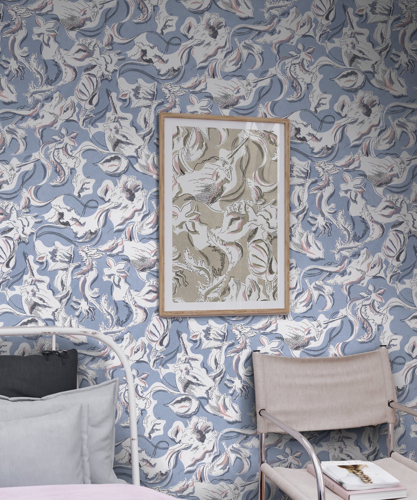 Dali's Mermaid - Blue Dreams - Wallpaper