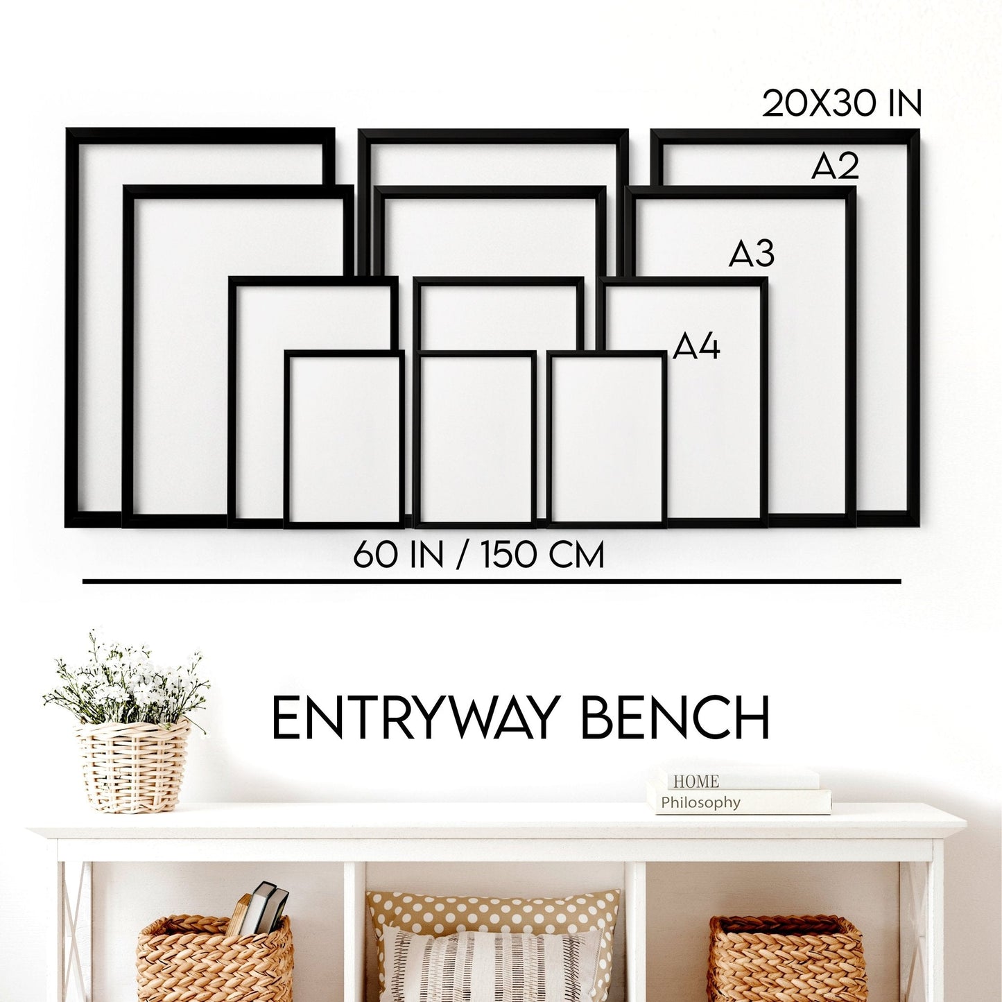 Modern Pictures For Living Room | Set of 3 Asian Inspired Wall art Prints