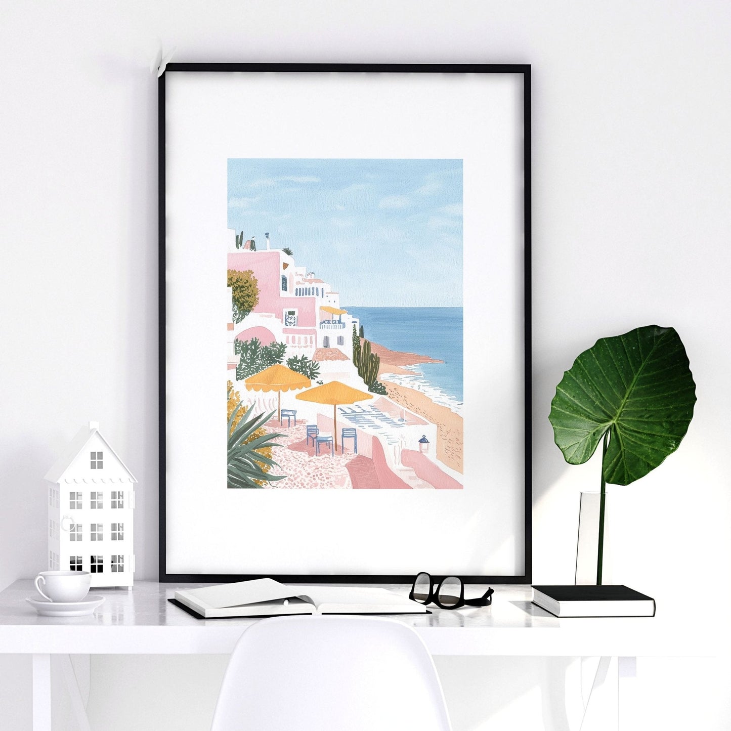 Modern Wall Decor Art | Set of 3 Beach Decor Wall art Prints