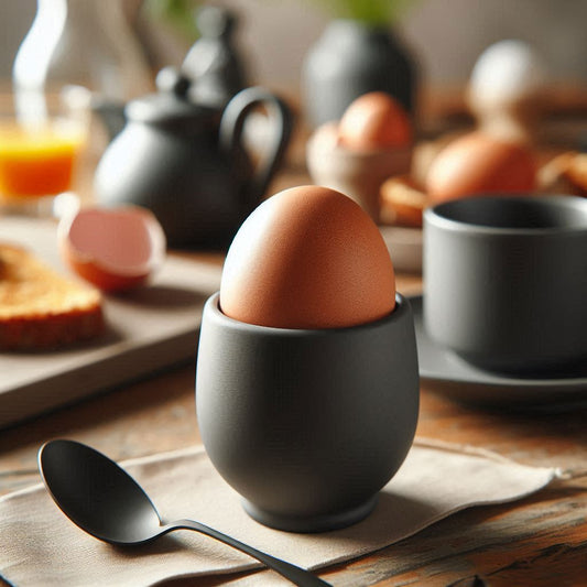 Modern Egg Cup & Holder - Sleek Minimalist Design