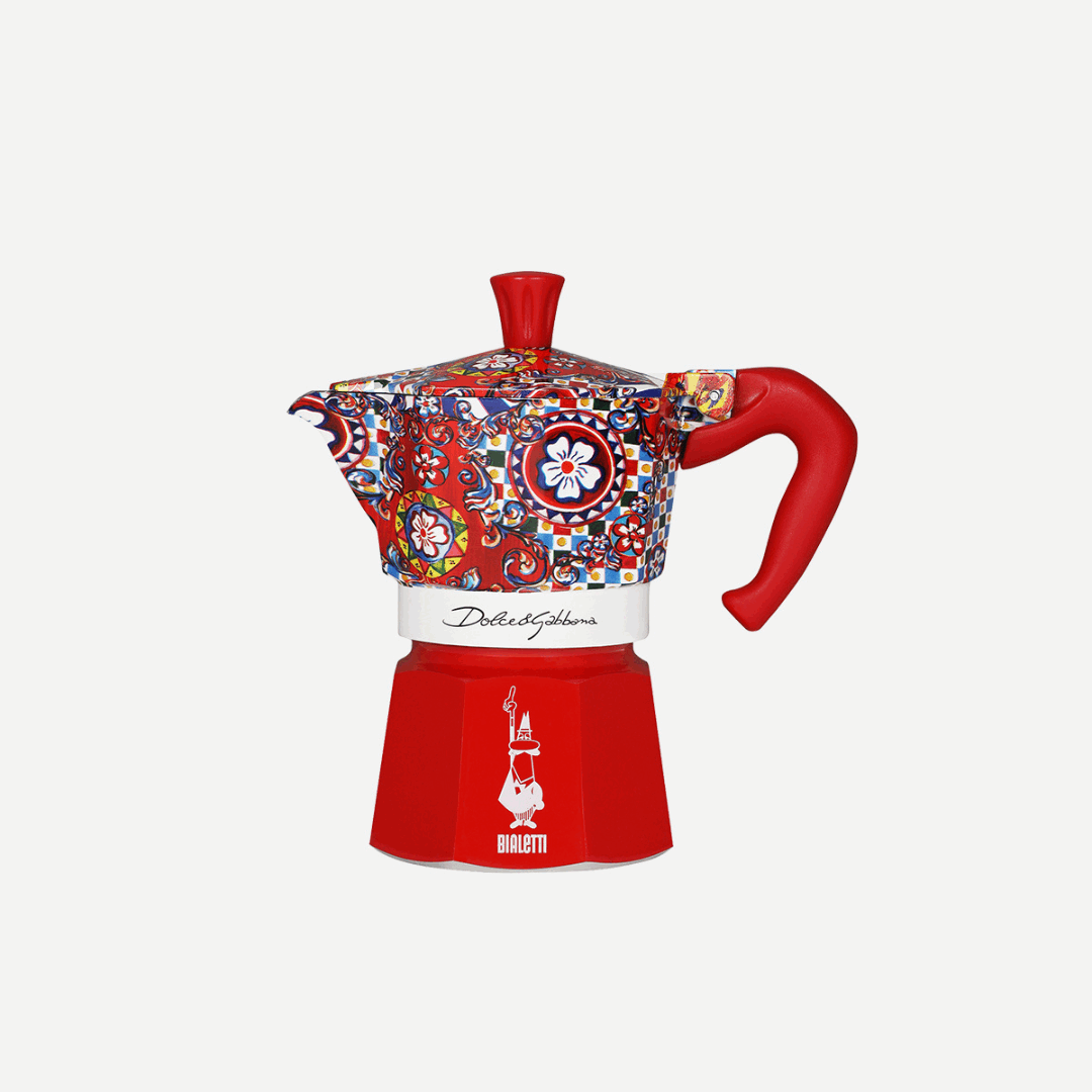 Bialetti X Dolce&Gabbana Sicilian Cart Gift Set (Moka 3 Cup and Coffee)
