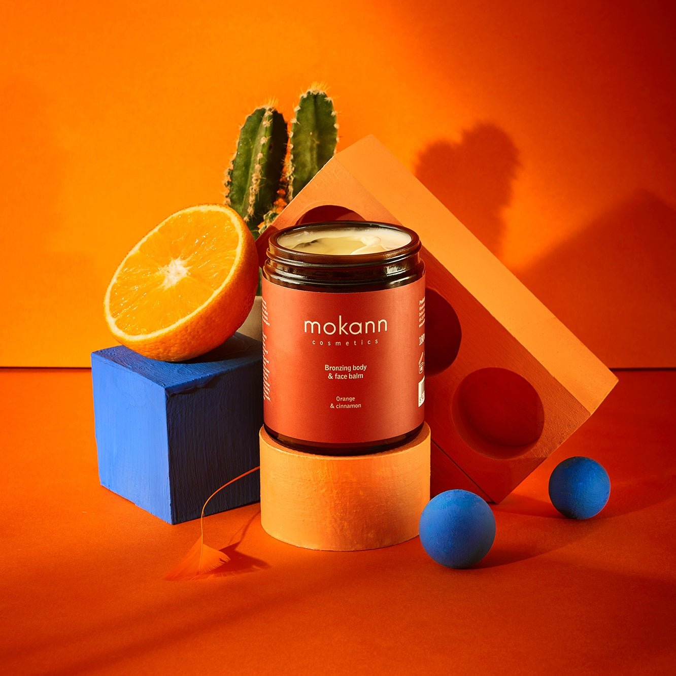 Bronzing body & face Balm - Orange & Cinnamon 180ml