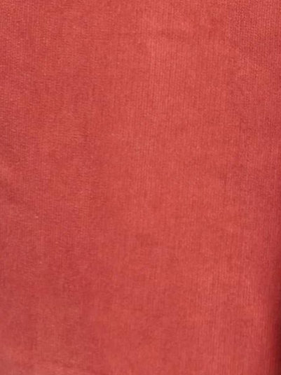 Louche Mollie Baby Cord Puff Sleeve Midi Shirtdress Blush Pink