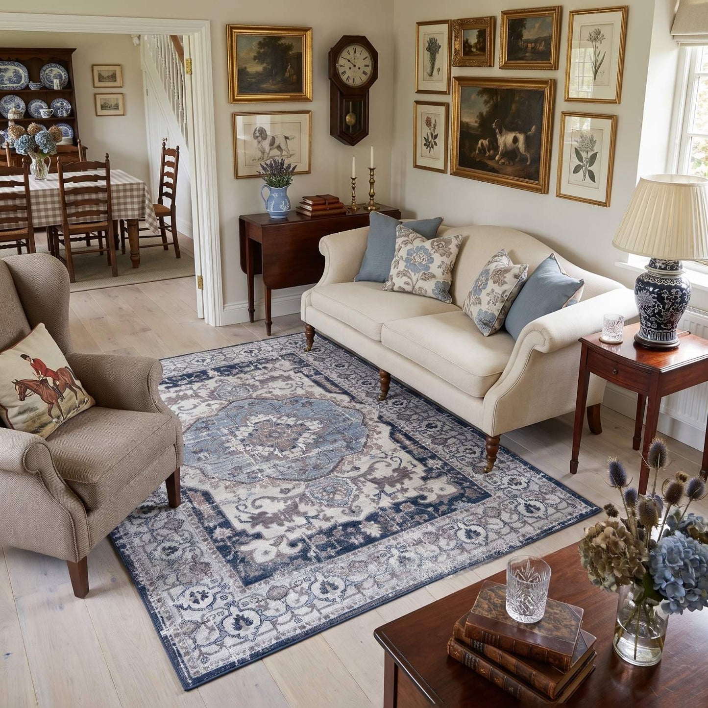 Montana Vintage Navy Rugs | 4040